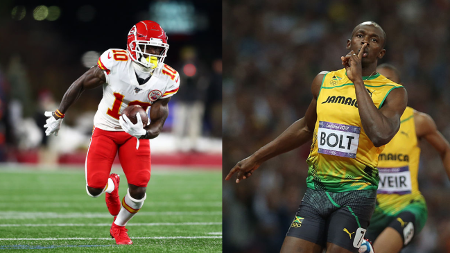 Tyreek Hill Usain Bolt Race