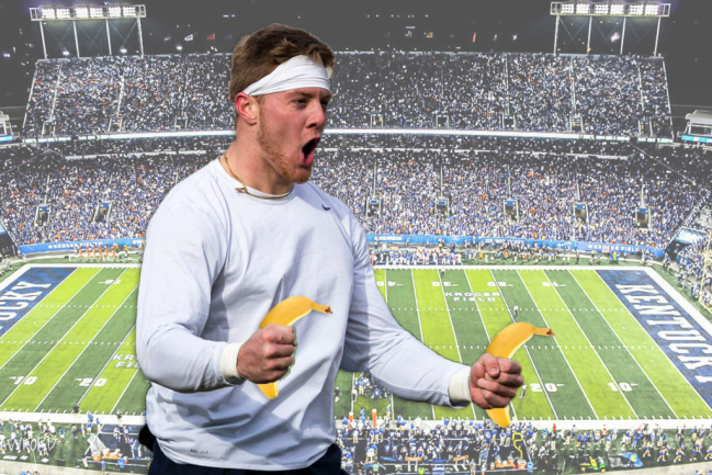 Will Levis Kentucky Quarterback Bananas