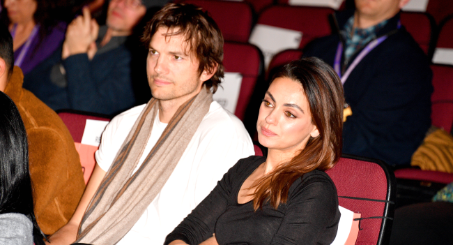 Ashton Kutcher Mila Kunis Make Video Mocking Celebrity Bathing Debate