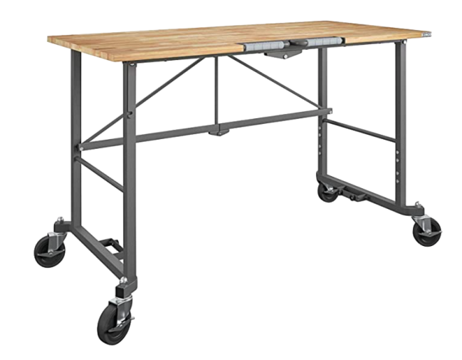 Cosco Smartfold Portable Hardwood Workbench Desk