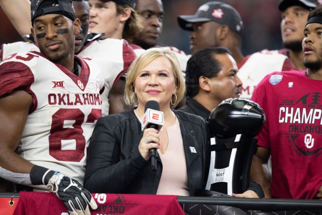 Holly Rowe ESPN College Football Sideline Reporter