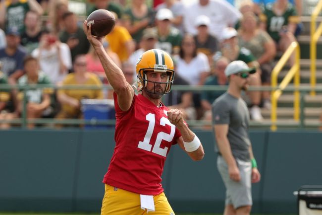 Green Bay Packers Training Camp Aaron Rodgers