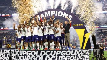 The USMNT Celebrated The Gold Cup By Chugging Beers From The Trophy, Partying In Vegas Despite Youthful Roster