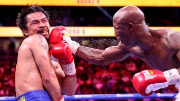 Manny Pacquiao Had To Be Spoon-Fed, Couldn’t Open His Eyes After Getting Beat Up By Yordenis Ugas