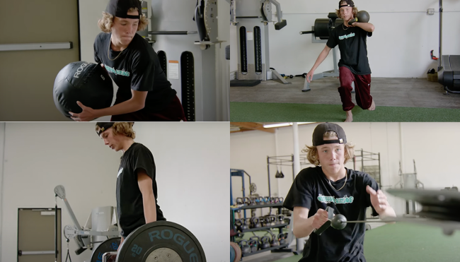 Keegan Palmer Olympics skateboarding training regimen