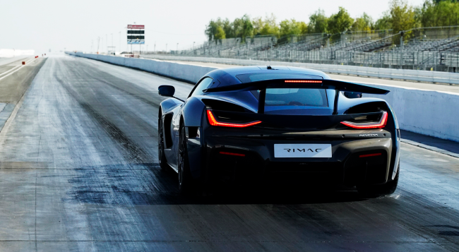 Rimac Nevera Beats Production Car Speed Record Tesla Model S Plaid