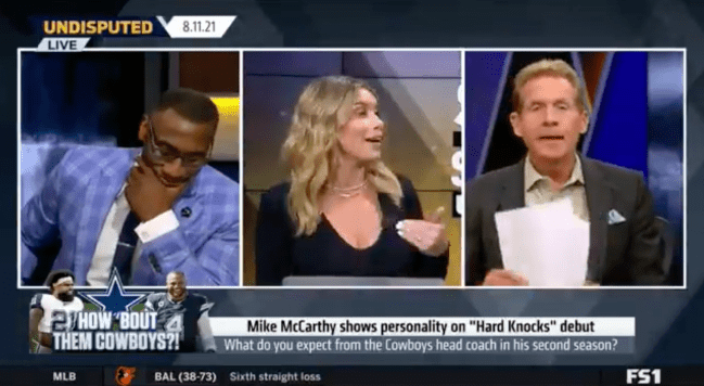 Jenny Taft Skip Bayless Mike McCarthy Undisputed
