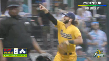 Mic’d Up Savannah Bananas Player Predicts Ridiculous Defensive Play, Makes It Happen