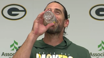 Aaron Rodgers Can’t Help But Laugh At Reporter Joking About The Packers Not Listening To Him