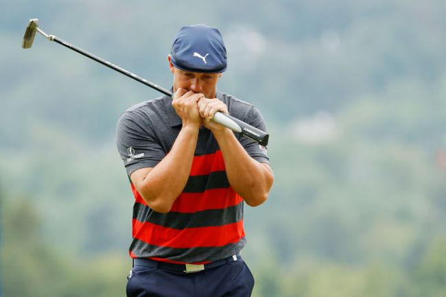 bryson dechambeau snaps at fan
