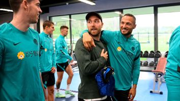 VIDEO: Christian Eriksen Returns To Club Team, Greets Teammates For First Time Since Heart Attack