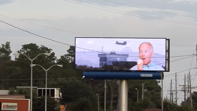 joe biden billboard hack