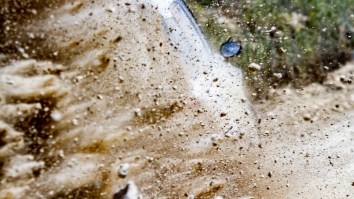 Rally Car Driver Crashes Into Spectators Who Miraculously Make It Out Without Series Injuries