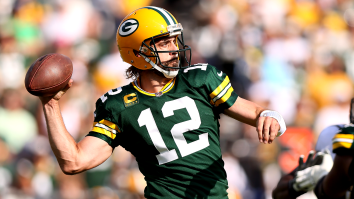 Aaron Rodgers’ Rough Postgame Look Is The First Great Meme Of The 2021 NFL Season