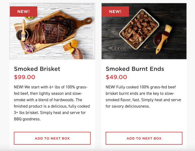 ButcherBox meats