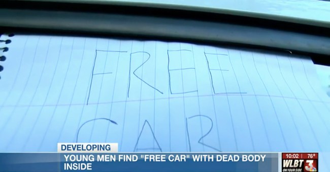 Free Car Dead Body Mississippi