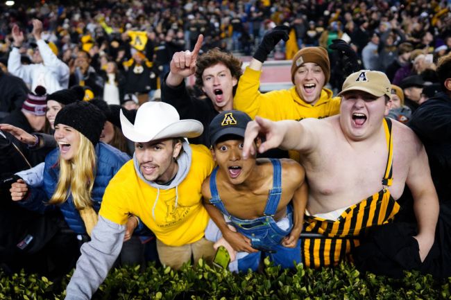 Appalachian State Football Fans Luke Combs
