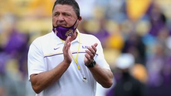 UCLA Trolls LSU Head Coach Ed Orgeron Over ‘Sissy Blue Shirt’ Comment