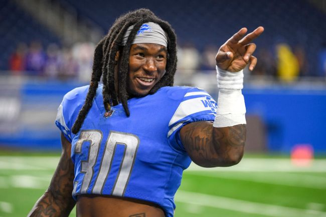 Jamaal Williams Detroit Lions Green Bay Packers Lambeau Leap