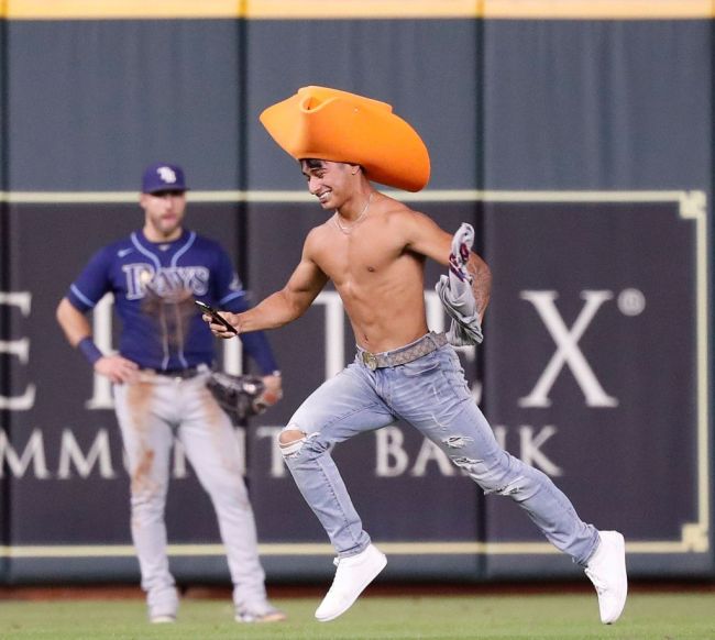 Astros Streaker Rays Foam Cowboy Hat