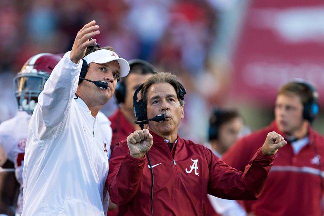 Lane Kiffin Nick Saban Deez Nuts