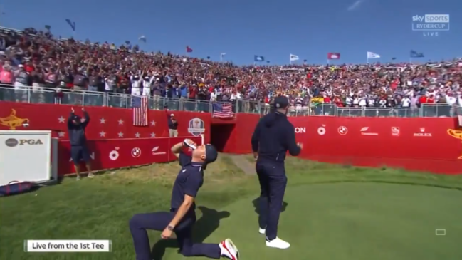 Justin Thomas Daniel Berger Beers USA Ryder Cup