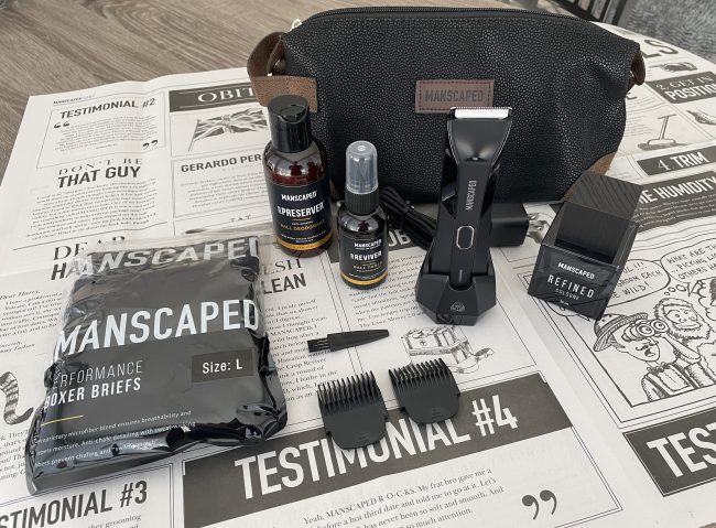 MANSCAPED layout