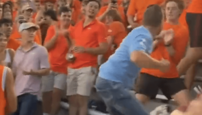 UNC Virginia Tech Fan Fight