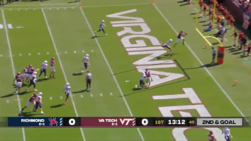 This CRAZY Acrobatic Grab By Virginia Tech’s Tré Turner Is A Strong Candidate For The Catch Of The Year