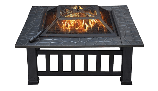 Yaheetech Multifunctional Fire Pit Table