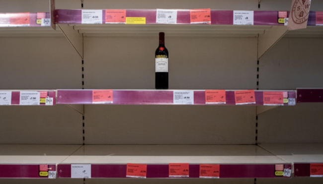 Pennsylvania New Jersey alcohol shortage ration