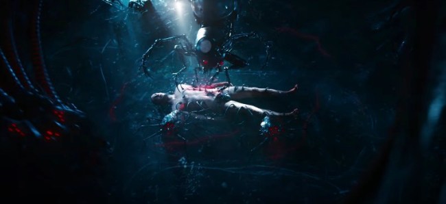 neo's body in the possesion of the machines