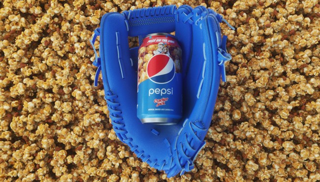 Cracker Jack flavored pepsi soda