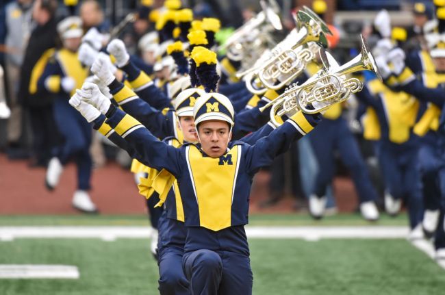Michigan Marching Band Beer Pong Ohio State Northwestern