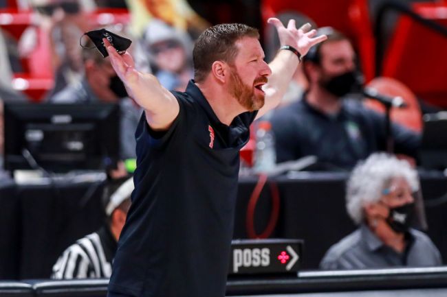 Chris Beard Texas Giving Up beer