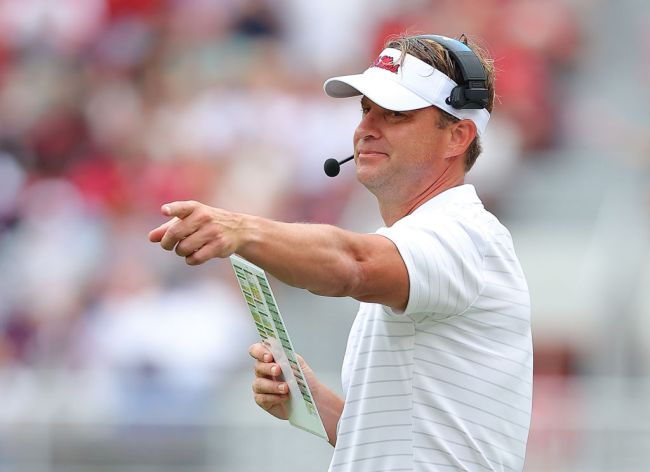 Ole Miss Lane Kiffin Free Popcorn Arkansas Game