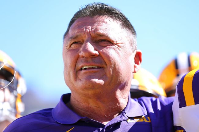 Ed Orgeron Body Language Sideline Fired LSU Ole Miss Loss