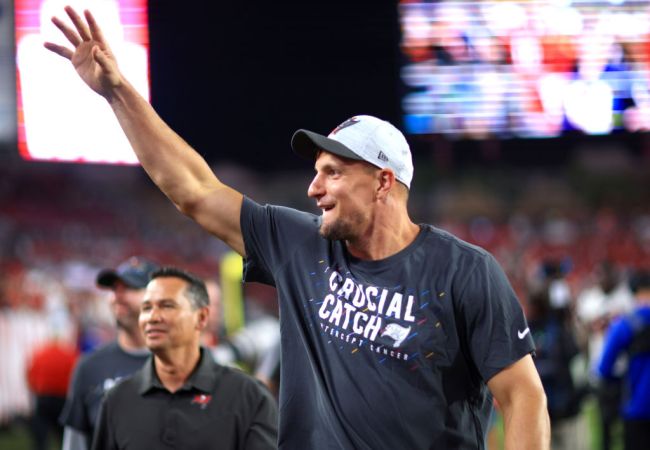 Rob Gronkowski Mojo Muhtadi Cryptocurrency Buccaneers Fan Byron Kennedy Tom Brady 600th Touchdown Ball