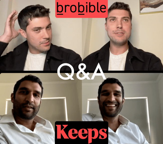Keeps x BroBible Instagram Live Event