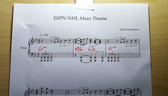 NHL on ESPN theme origins tribute