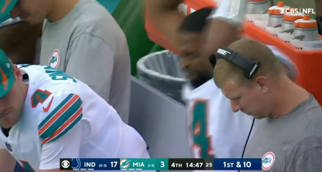 Jacoby Brissett Tablet Throw Angry