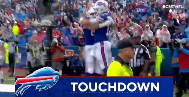 Mitch Trubisky Touchdown Buffalo Bils
