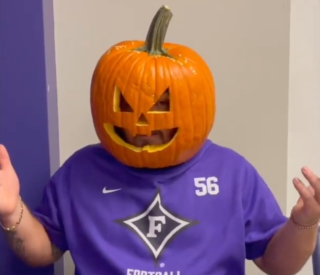 Furman Football Halloween Pumpkin The Office Dwight Jim