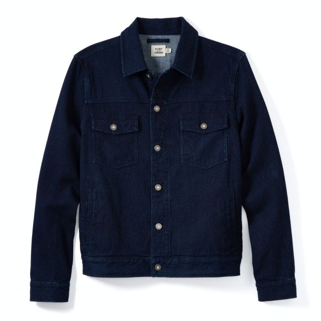 Flint and Tinder Indigo Trucker Jacket