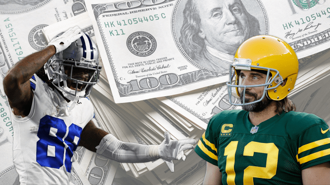Aaron Rodgers CeeDee Lamb NFL Fines Jersey Untucked COVID