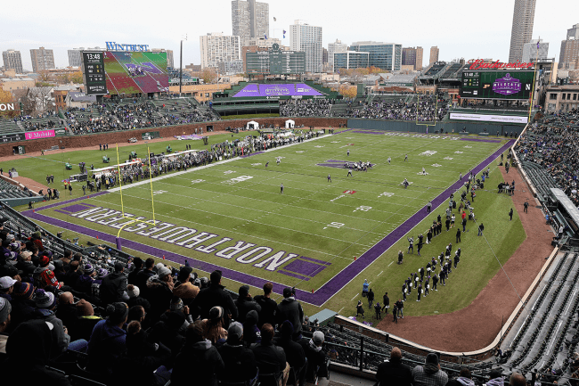 Purdue Kickoff Slip Northwestern Wrigley Field Conditions Slip