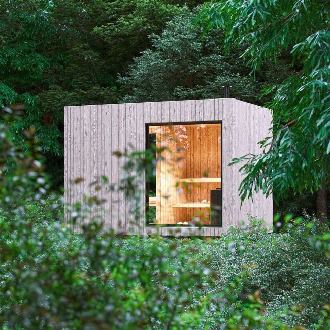 Build A Modern Outdoor Sauna With These Plans In A Box From Den Outdoors