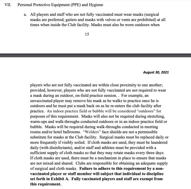 NFL Covid-19 Protocols Aaron Rodgers Vaccine