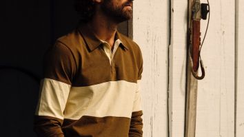 Pick Up One Of These Fresh Flint And Tinder Long Sleeve Rugby Polos That Just Released
