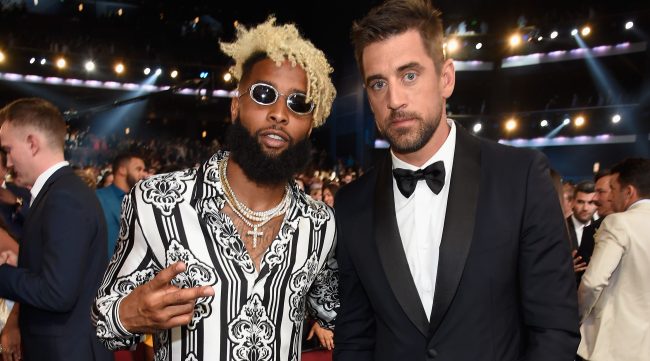 Odell Beckham Jr. Aaron Rodgers Los Angeles Rams Green Bay Packers